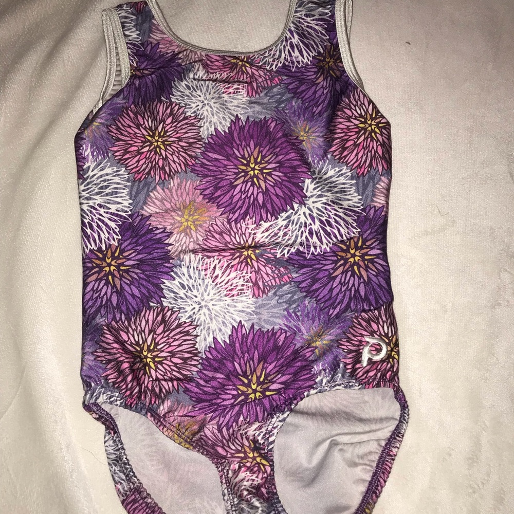 Plum Patterned Leotard